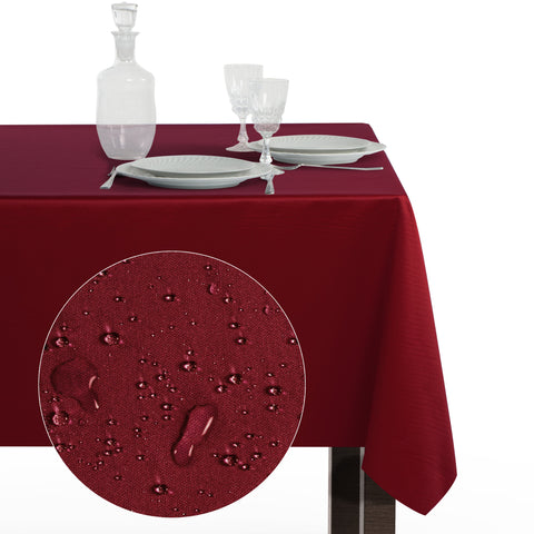 Tovaglia Rettangolare Antimacchia Unito Poliestere 100% | Misure Small