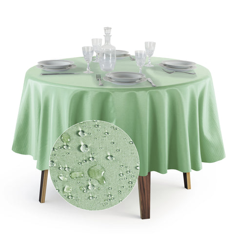 Tovaglia Rotonda Antimacchia Unito in Poliestere 100% | Misure Small