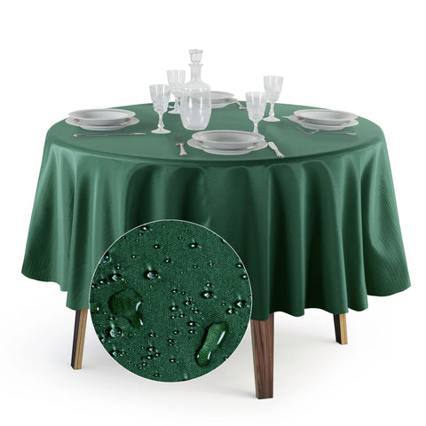 Tovaglia Rotonda Antimacchia Unito in Poliestere 100% | Misure Small