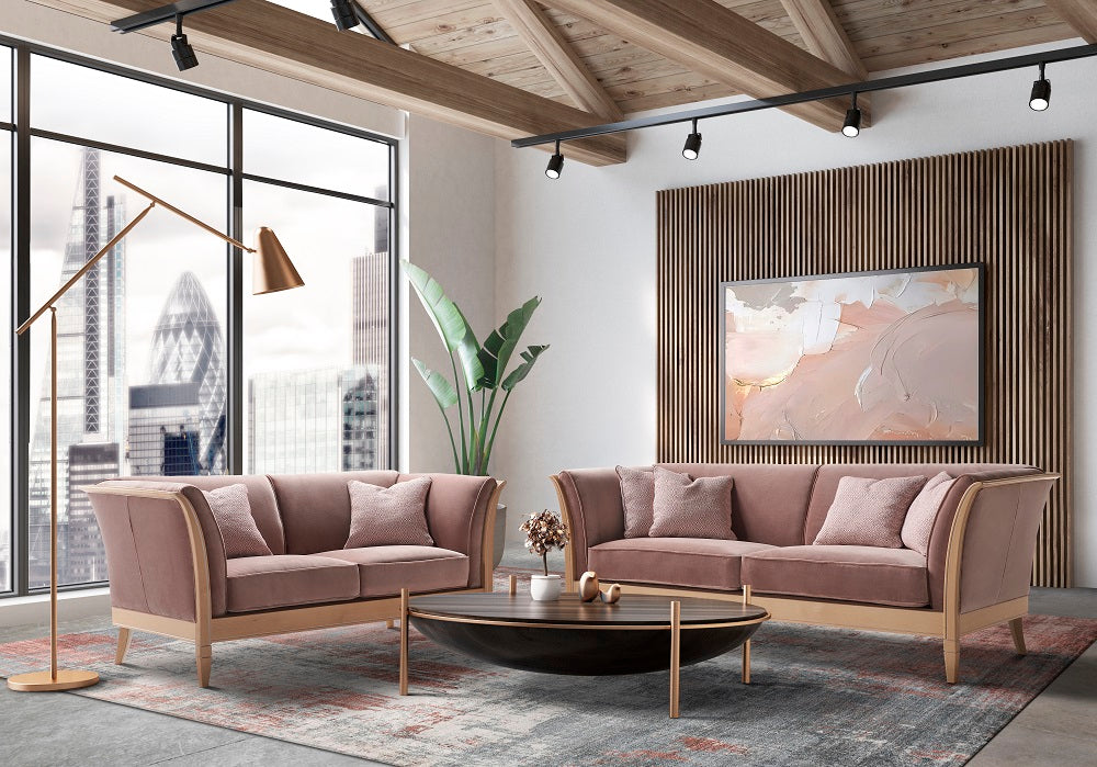 Divano 2 Posti MAXI in Vera Pelle o Tessuto | 3 Cuscini in Omaggio | cm 192x85 h 81 | 32 Colori | Spedizione Gratuita dei campioni della Pelle e Tessuto in tutta Europa