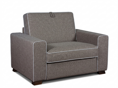 Poltrona Pronto Letto Singolo Professionale - Materasso Alto fino a 18 cm - Ideale per Case Vacanza e Hotel