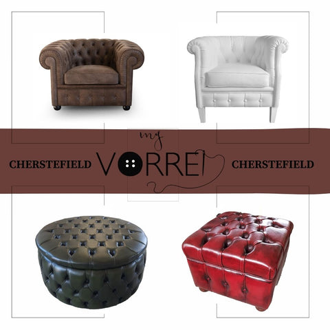 Divano 3 Posti Chesterfield in 5 tipi di Vera Pelle  | Made in Italy |cm 220x85 h 72 | Spedizione Gratuita dei campioni della Pelle in tutta Europa