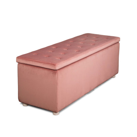 Pouf Rettangolare Scendiletto Contenitore 90x45 h45 cm | Eleganza e Funzionalità su Misura