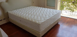 Testiera Letto 1 Piazza e Mezzo BRUNELLESCHI Spessore cm 10 Certificata ignifugo per Alberghi Rivestimento Ecopelle o Tessuto a scelta