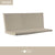 Cuscino Schienale e/o Seduta per uso interno, sfoderabile con Chiusura a lampo | cm 40x60, Fodera cotone 100%, Spessore 4cm