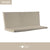 Cuscino Schienale e/o Seduta per uso interno, sfoderabile con Chiusura a lampo | cm 40x90, Fodera cotone 100%, Spessore 4cm