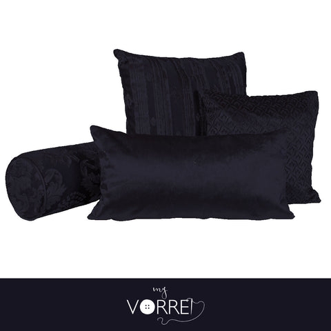 4 Fodere Cuscini Velluto 1 60x60 1 45x45 1 30x60 1 Cilindro 20x60 Con imbottitura fiocco anallergico Sfoderabili In 8 Tonalità Colore
