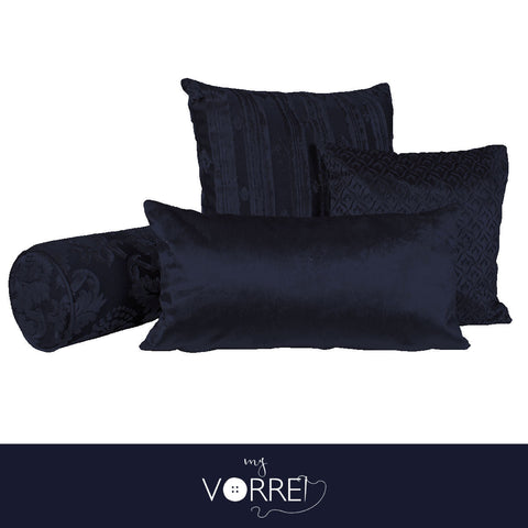 4 Fodere Cuscini Velluto 1 60x60 1 45x45 1 30x60 1 Cilindro 20x60 Con imbottitura fiocco anallergico Sfoderabili In 8 Tonalità Colore