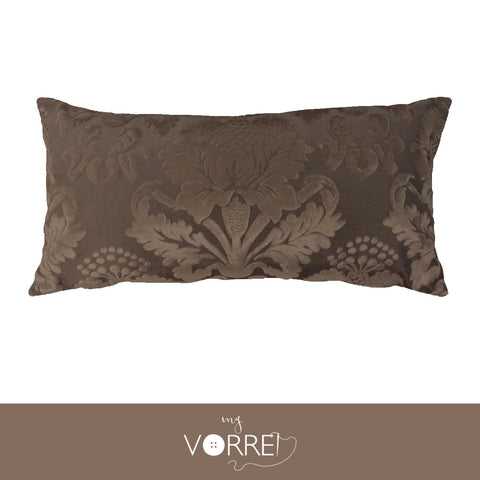 1 Cuscino Velluto Disegno Grande cm 30x60  Con imbottitura fiocco anallergico Sfoderabile In 8 Tonalità Colore