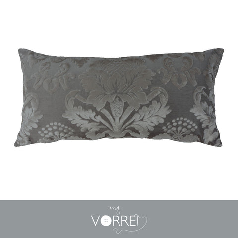 1 Cuscino Velluto Disegno Grande cm 30x60  Con imbottitura fiocco anallergico Sfoderabile In 8 Tonalità Colore