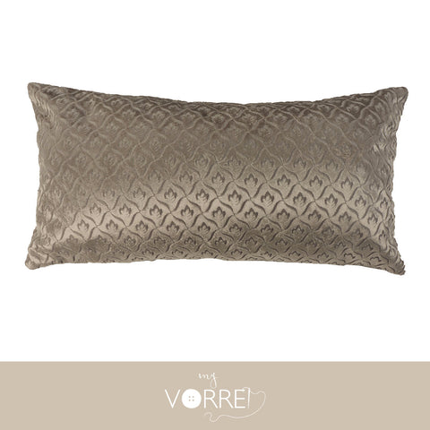 1 Fodera Cuscino Velluto Disegno Piccolo cm 30x60 Senza imbottitura Sfoderabile In 8 Tonalità Colore