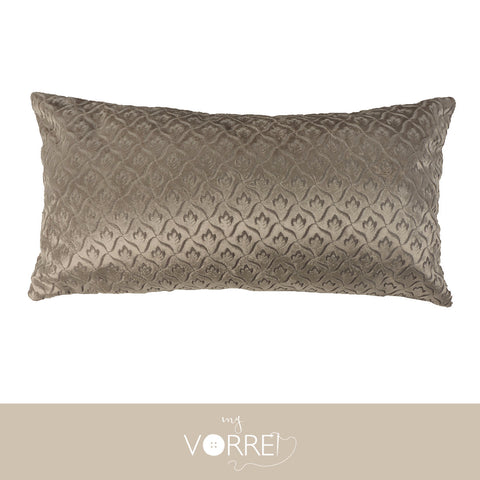 1 Cuscino Velluto Disegno Piccolo cm 30x60 Con imbottitura fiocco anallergico Sfoderabile In 8 Tonalità Colore