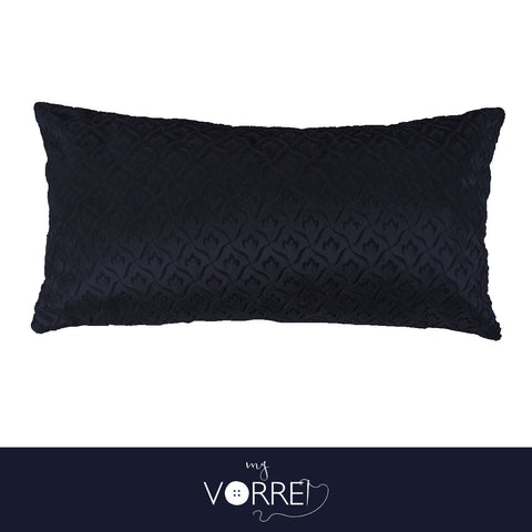 1 Cuscino Velluto Disegno Piccolo cm 30x60 Con imbottitura fiocco anallergico Sfoderabile In 8 Tonalità Colore