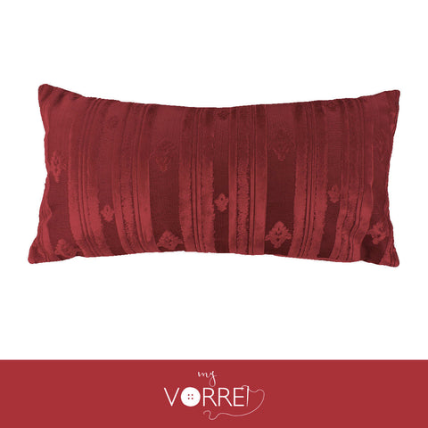 1 Fodera Cuscino Velluto Riga cm 30x60  Senza imbottitura Sfoderabile In 8 Tonalità Colore