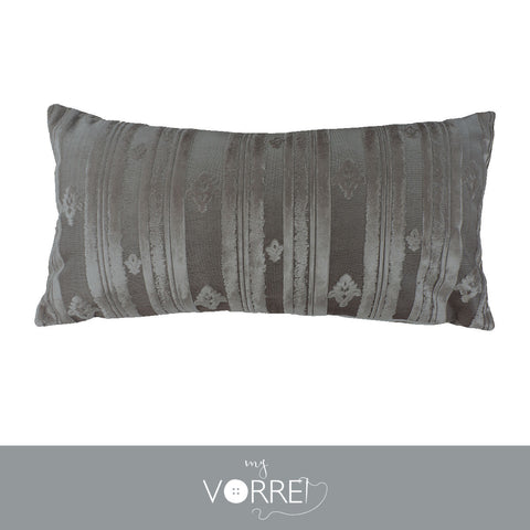 1 Cuscino Velluto Riga cm 30x60 Con imbottitura fiocco anallergico Sfoderabile In 8 Tonalità Colore