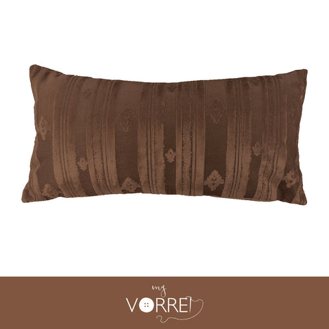 1 Cuscino Velluto Riga cm 30x60 Con imbottitura fiocco anallergico Sfoderabile In 8 Tonalità Colore