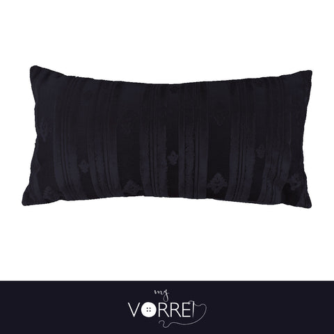 1 Cuscino Velluto Riga cm 30x60 Con imbottitura fiocco anallergico Sfoderabile In 8 Tonalità Colore