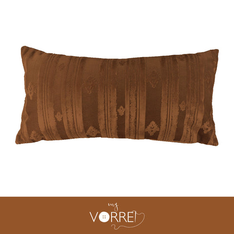 1 Cuscino Velluto Riga cm 30x60 Con imbottitura fiocco anallergico Sfoderabile In 8 Tonalità Colore