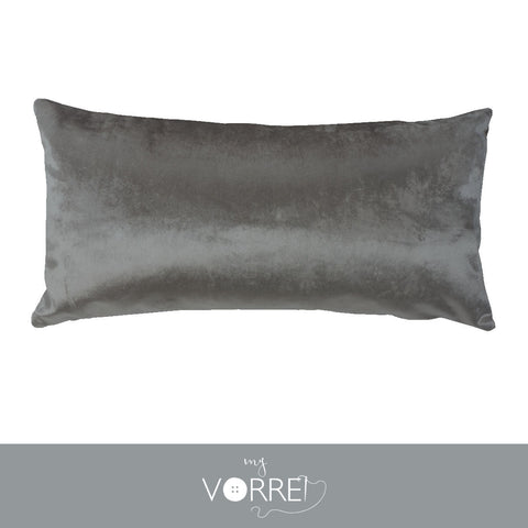 1 Fodera Cuscino Velluto Unito cm 30x60  Senza imbottitura Sfoderabile In 8 Tonalità Colore