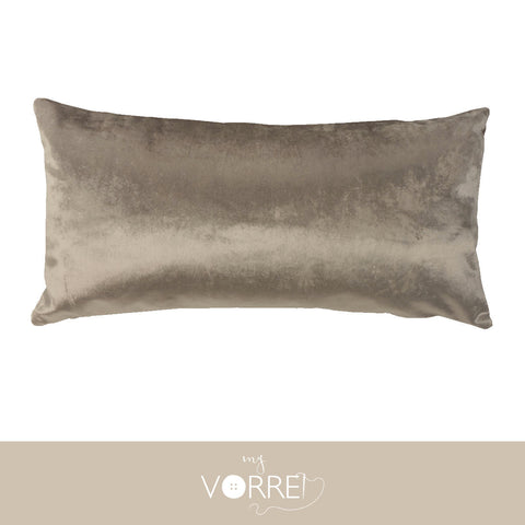 1 Fodera Cuscino Velluto Unito cm 30x60  Senza imbottitura Sfoderabile In 8 Tonalità Colore