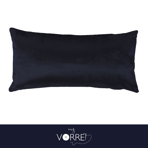 1 Fodera Cuscino Velluto Unito cm 30x60  Senza imbottitura Sfoderabile In 8 Tonalità Colore
