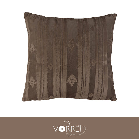 1 Cuscino Velluto Riga cm 45x45  Con imbottitura fiocco anallergico Sfoderabile In 8 Tonalità Colore