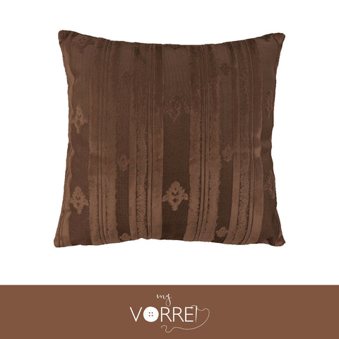 1 Cuscino Velluto Riga cm 45x45  Con imbottitura fiocco anallergico Sfoderabile In 8 Tonalità Colore