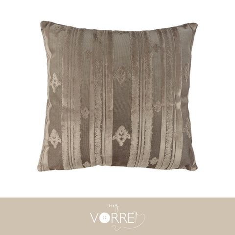 1 Cuscino Velluto Riga cm 45x45  Con imbottitura fiocco anallergico Sfoderabile In 8 Tonalità Colore