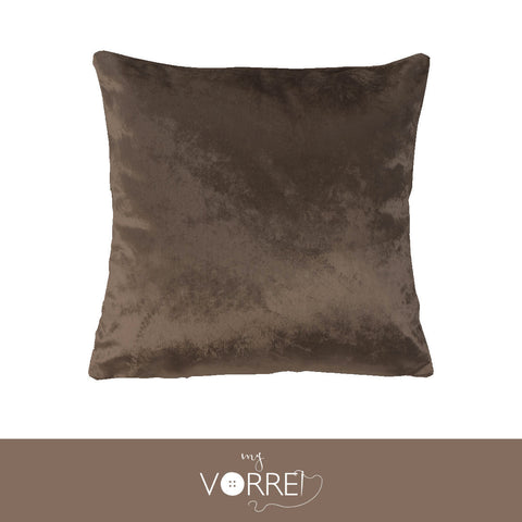 1 Fodera Cuscino Velluto Unito cm 45x45  Senza imbottitura Sfoderabile In 8 Tonalità Colore