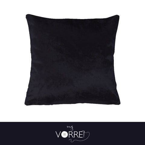 1 Fodera Cuscino Velluto Unito cm 45x45  Senza imbottitura Sfoderabile In 8 Tonalità Colore