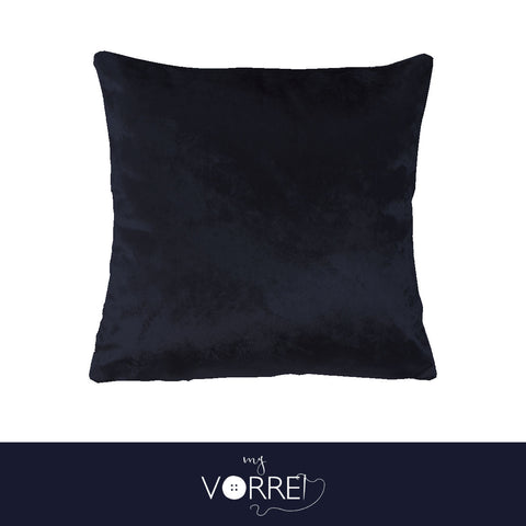 1 Cuscino Velluto Unito cm 45x45 Con imbottitura fiocco anallergico Sfoderabile In 8 Tonalità Colore