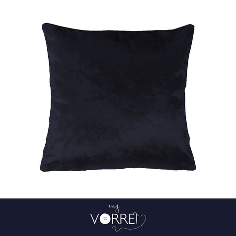 1 Fodera Cuscino Velluto Unito cm 45x45  Senza imbottitura Sfoderabile In 8 Tonalità Colore