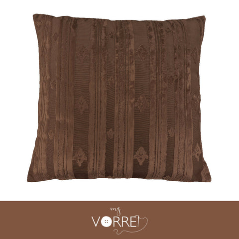 1 Fodera Cuscino Velluto Riga cm 60x60  Senza imbottitura Sfoderabile In 8 Tonalità Colore