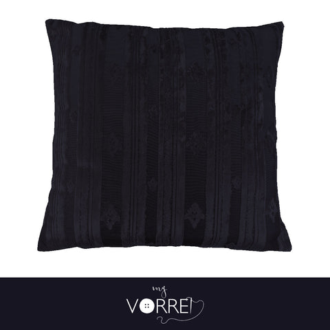 1 Cuscino Velluto Riga cm 60x60  Con imbottitura fiocco anallergico Sfoderabile In 8 Tonalità Colore
