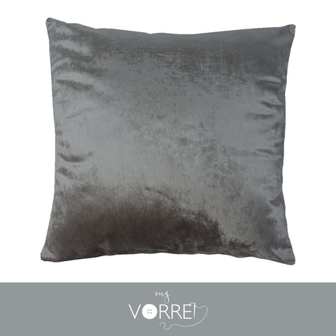 1 Fodera Cuscino Velluto Unito cm 60x60  Senza imbottitura Sfoderabile In 8 Tonalità Colore