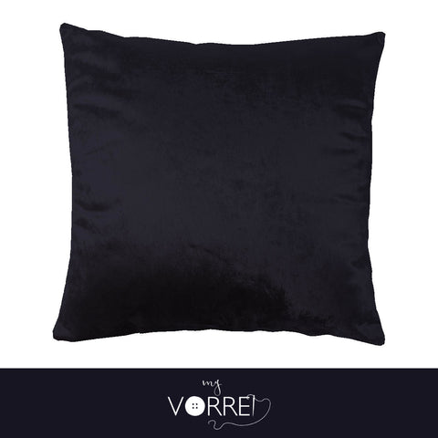 1 Fodera Cuscino Velluto Unito cm 60x60  Senza imbottitura Sfoderabile In 8 Tonalità Colore