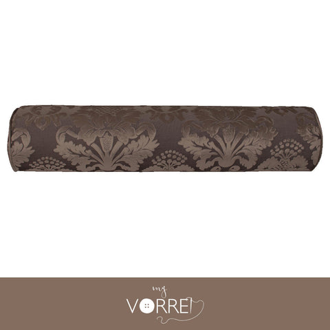 1 Fodera Cuscino Cilindro Velluto Disegno Grande Modello 1  cm 20x70  Con Interno Poliuretano HD Sfoderabile In 8 Tonalità Colore