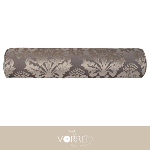 1 Fodera Cuscino Cilindro Velluto Disegno Grande Modello 1  cm 20x70  Con Interno Poliuretano HD Sfoderabile In 8 Tonalità Colore
