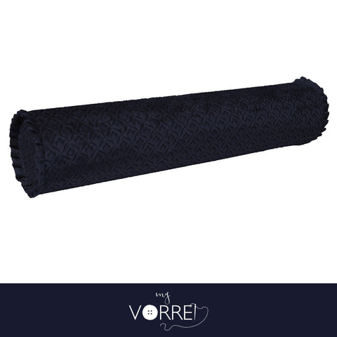 1 Fodera Cuscino Cilindro Velluto Unito  Modello 2  cm 20x70  Con Interno Poliuretano HD Sfoderabile In 8 Tonalità Colore