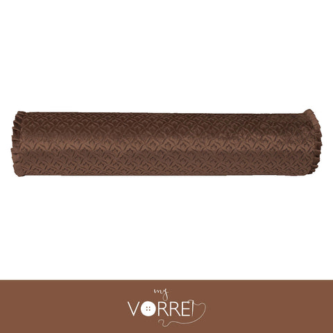 1 Fodera Cuscino Cilindro Velluto Riga Modello 2  cm 20x70  Con Interno Poliuretano HD Sfoderabile In 8 Tonalità Colore