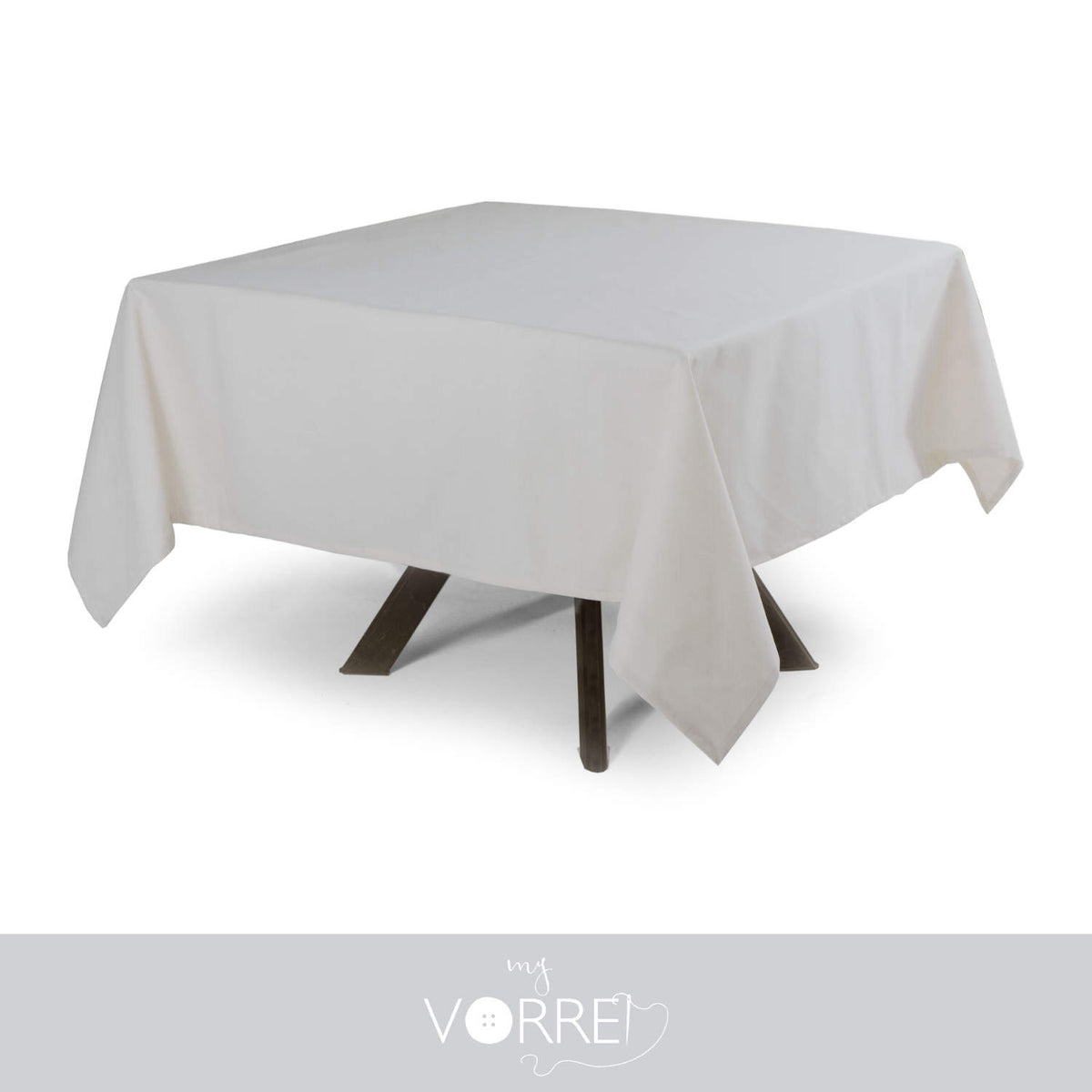 Home Direct Tovaglia da tavola, in poliestere, quadrata 180x180cm Rosso Scuro