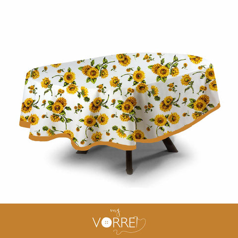 Tovaglia Ovale Fantasia Girasole Cotone 100%