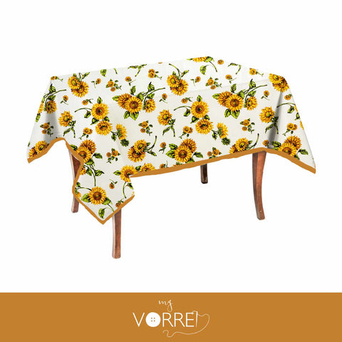 Tovaglia Rettangolare Fantasia Girasole Cotone 100%