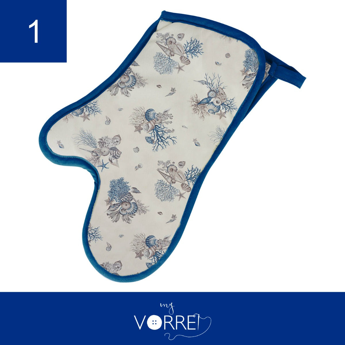 Guantone Cucina Marina Blu
