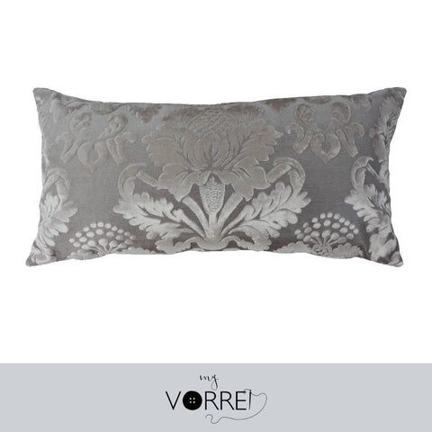 1 Cuscino Velluto Disegno Grande cm 30x60  Con imbottitura fiocco anallergico Sfoderabile In 8 Tonalità Colore