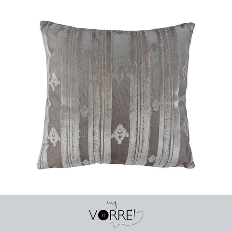 1 Cuscino Velluto Riga cm 45x45  Con imbottitura fiocco anallergico Sfoderabile In 8 Tonalità Colore