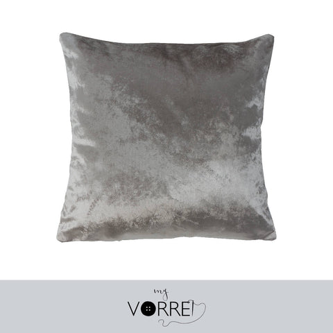 1 Fodera Cuscino Velluto Unito cm 45x45  Senza imbottitura Sfoderabile In 8 Tonalità Colore