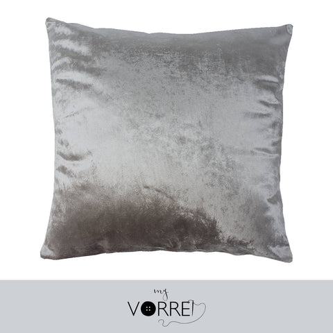 1 Fodera Cuscino Velluto Unito cm 60x60  Senza imbottitura Sfoderabile In 8 Tonalità Colore