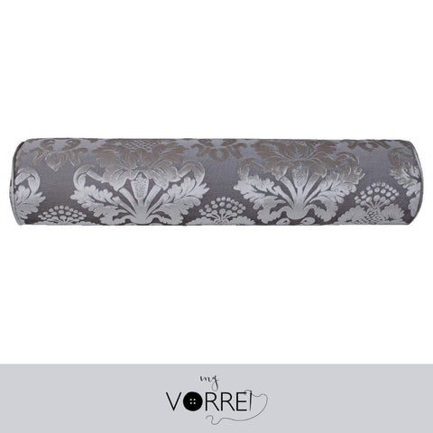 1 Fodera Cuscino Cilindro Velluto Disegno Grande Modello 1  cm 20x70  Con Interno Poliuretano HD Sfoderabile In 8 Tonalità Colore