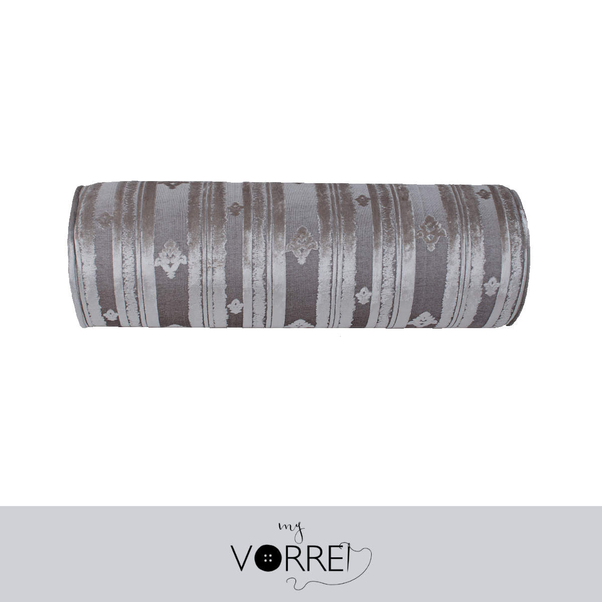 1 Cuscino Cilindro Velluto Riga Grande Modello 1 cm 20x70Con Interno Poliuretano HD Sfoderabile In 8 Tonalità Colore